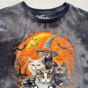 Halloween Cat Tee XL